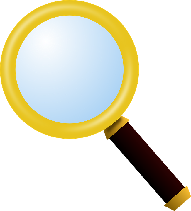 My research shows chasing. Clipart science magnifying glass