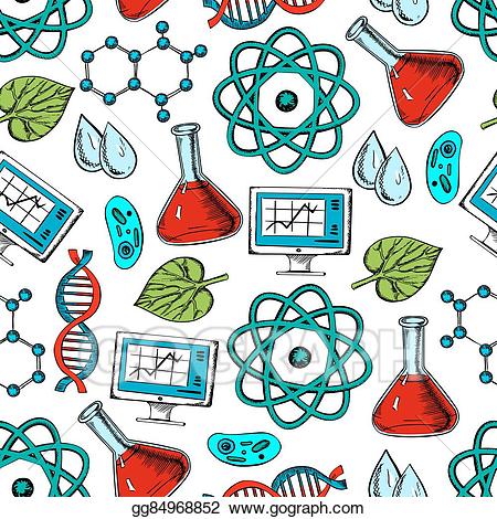 clipart science pattern