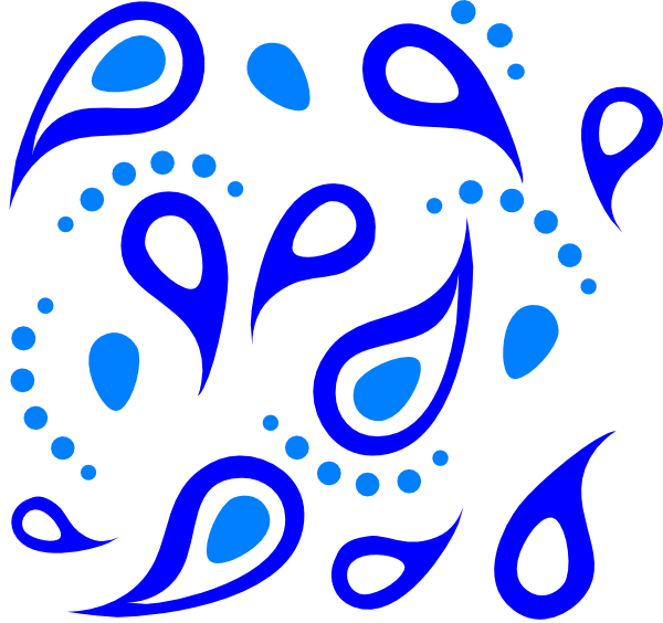 paisley clipart outline