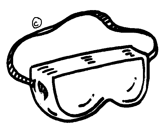 Free protective glasses cliparts. Goggles clipart drawn