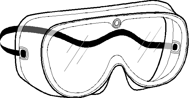 glove clipart safety goggles