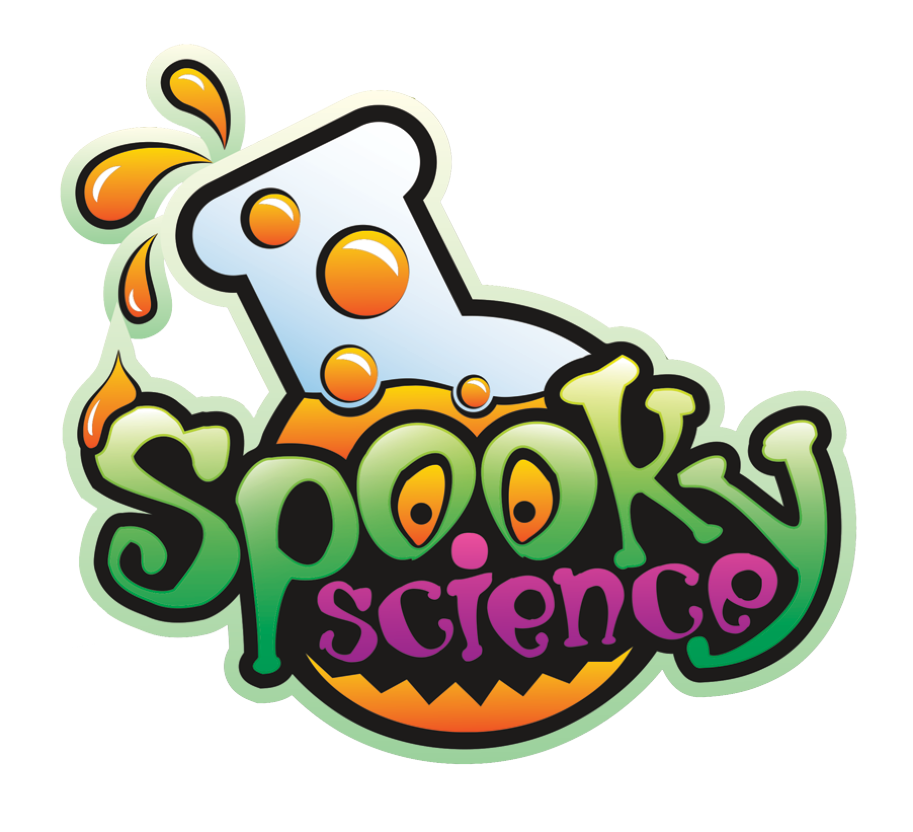 September clipart science month. Spooky exhibit feat monster