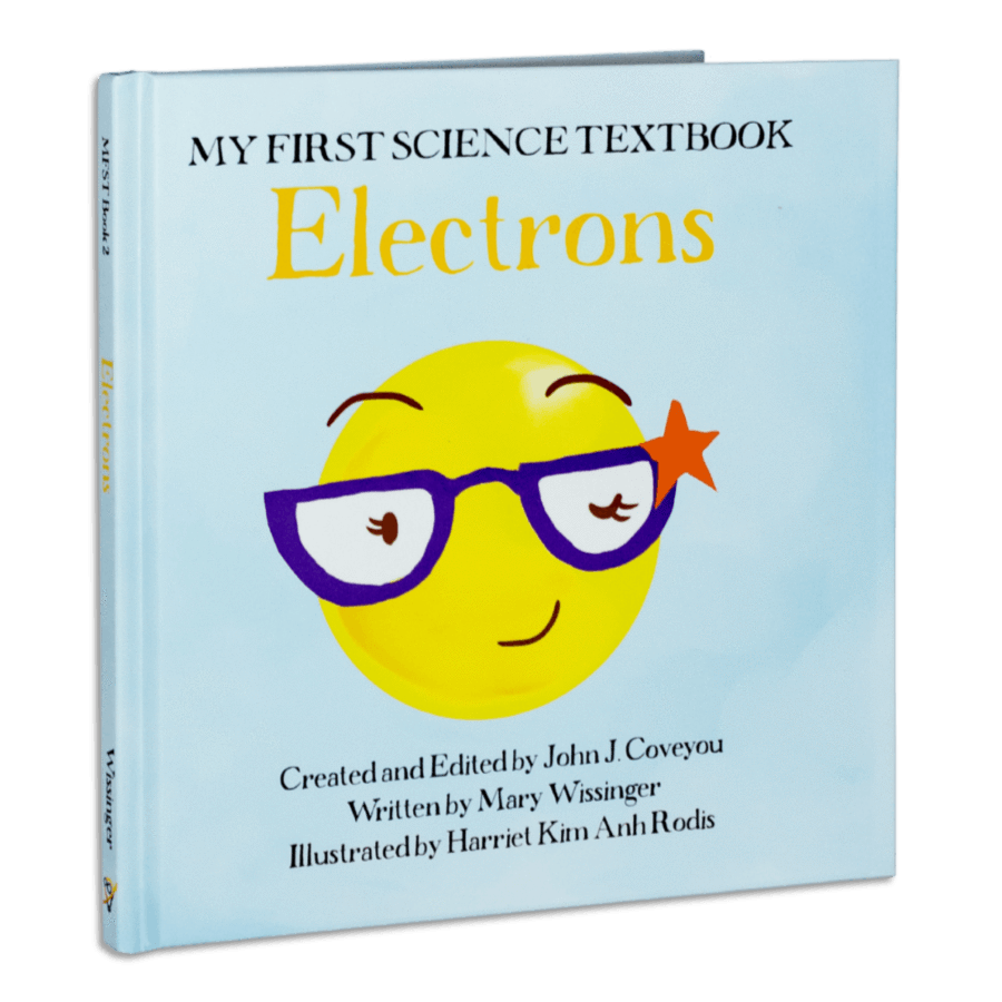 Clipart science science textbook. Electrons book my first