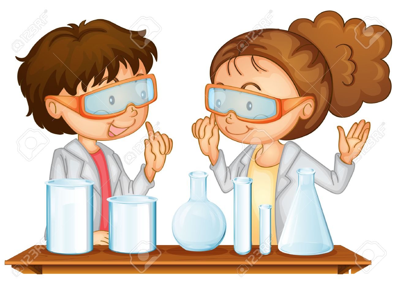 clipart science student