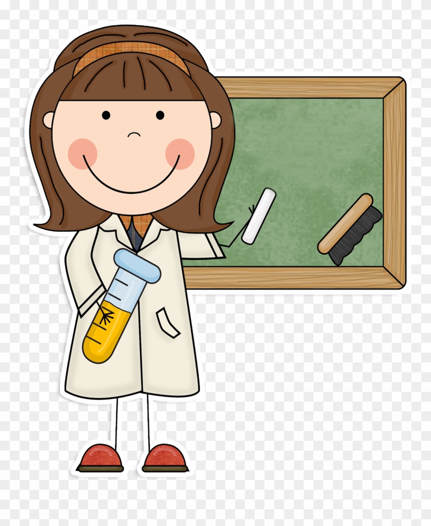Free for teachers pinterest. Clipart teacher scientist