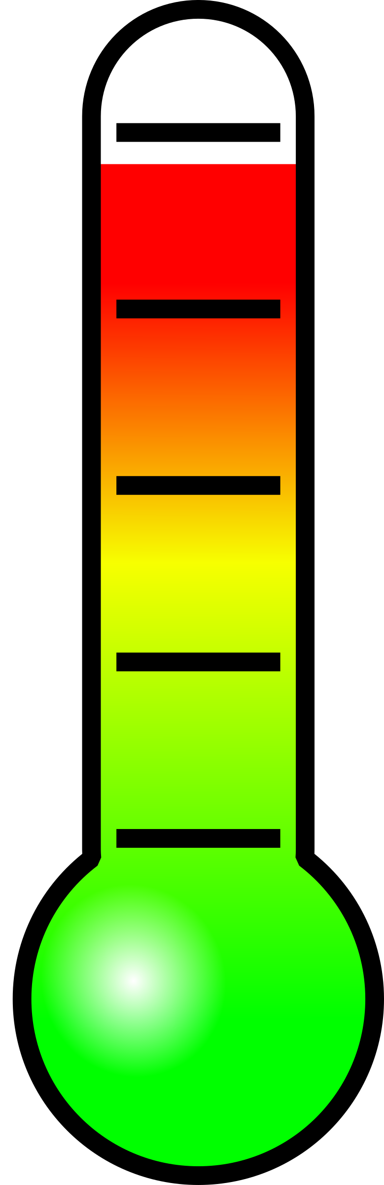 clipart science thermometer