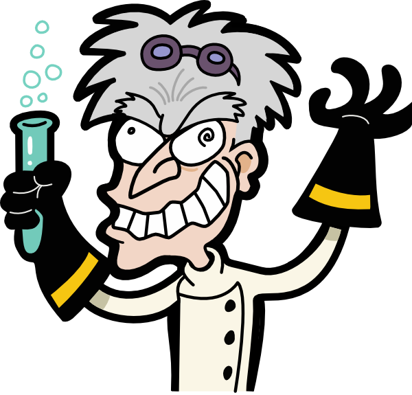 Dot clipart clear background. Mad scientist transparent clip