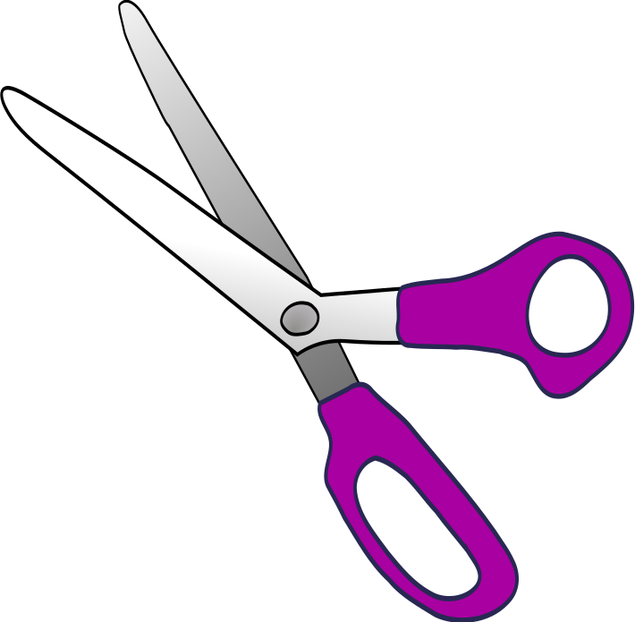 shears clipart pink