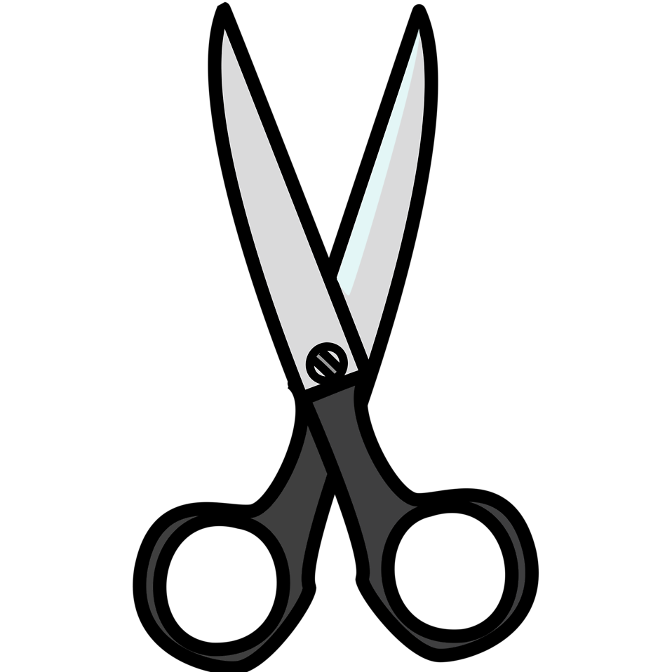 clipart scissors big scissors
