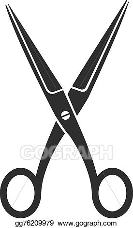 clipart scissors elegant