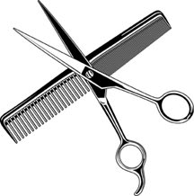 shears clipart beauty school