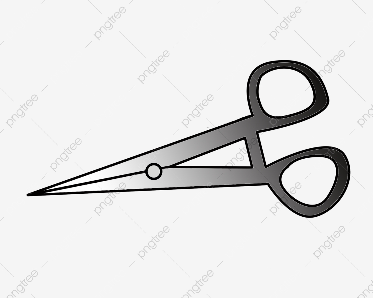 clipart scissors hand drawn