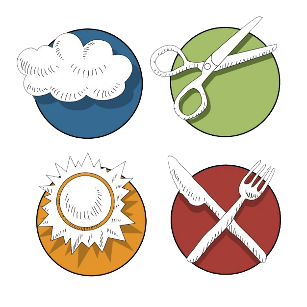 clipart scissors knife