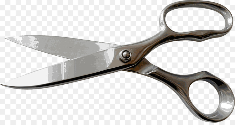 Hair cartoon product knife. Clipart scissors lever