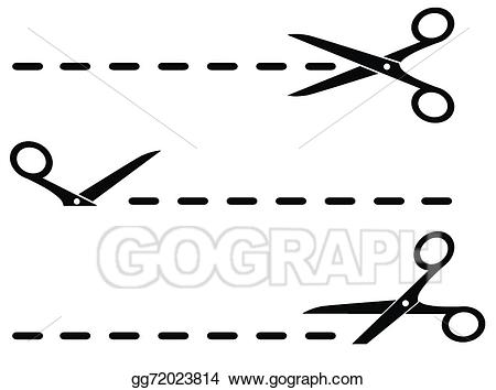 clipart scissors line