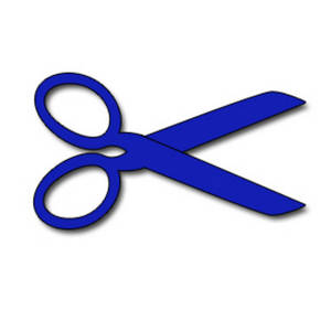 clipart scissors line