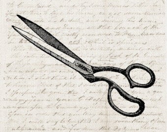 Clipart scissors ornate embroidery. Etsy 