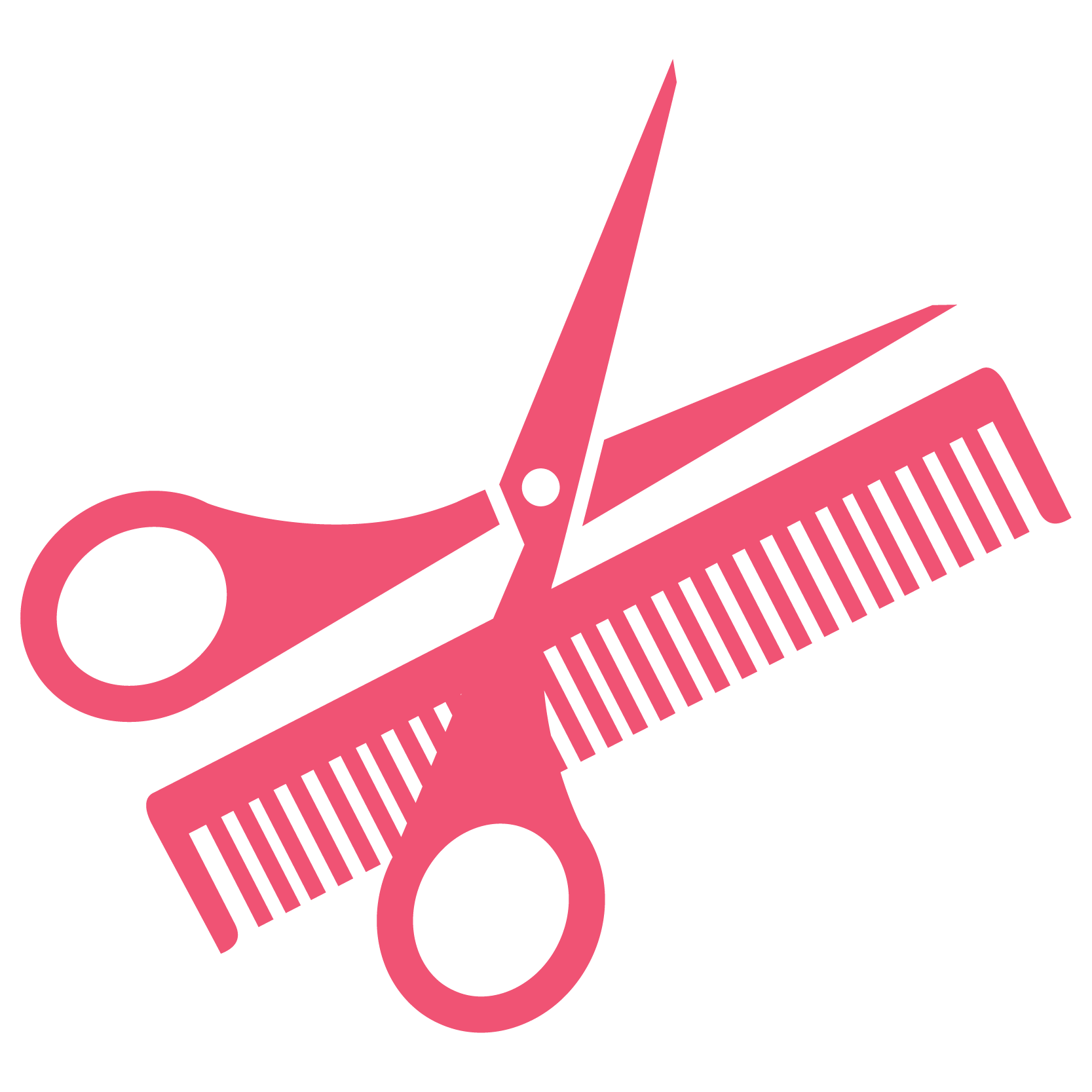 Clipart scissors pink. Comb clip art hairdressing