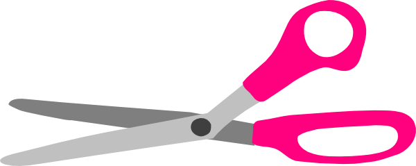 Clip art at clker. Clipart scissors pink