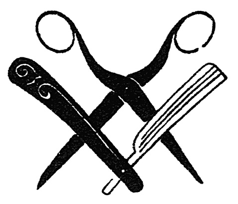 Mistaken masonic symbols . Clipart scissors razor