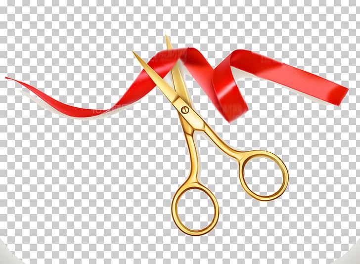 cut clipart ribbon cutting