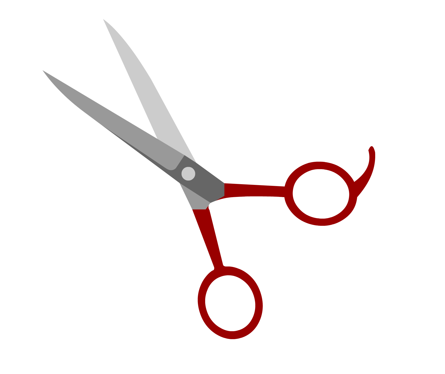 clipart scissors saloon