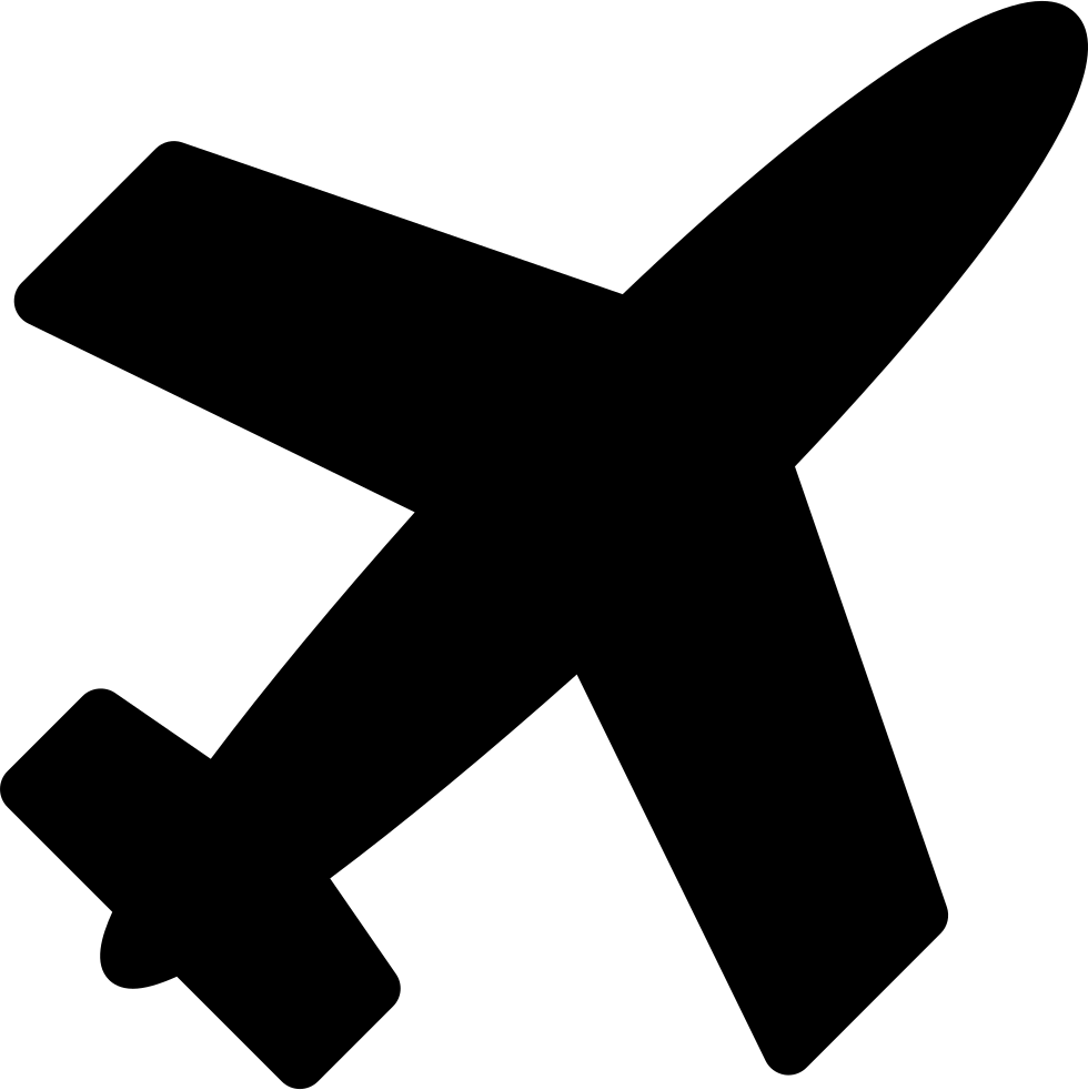 shapes clipart airplane