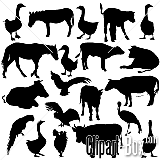 shapes clipart animal