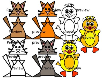 clipart shapes animal