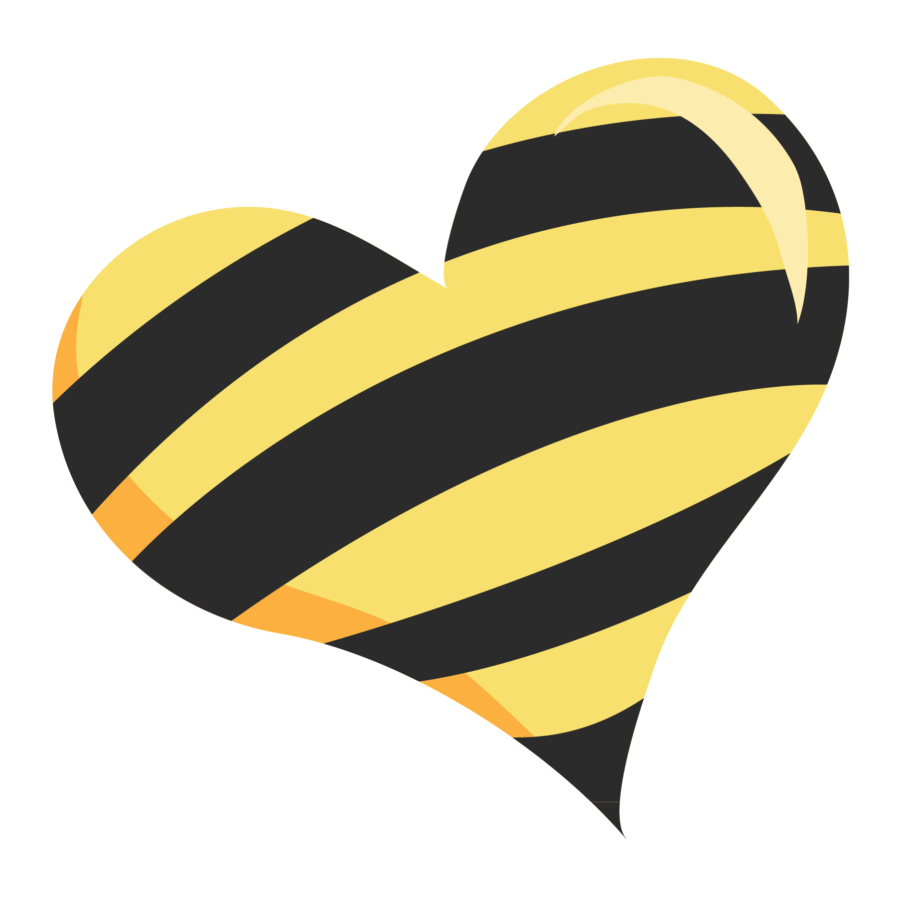 clipart shapes bee