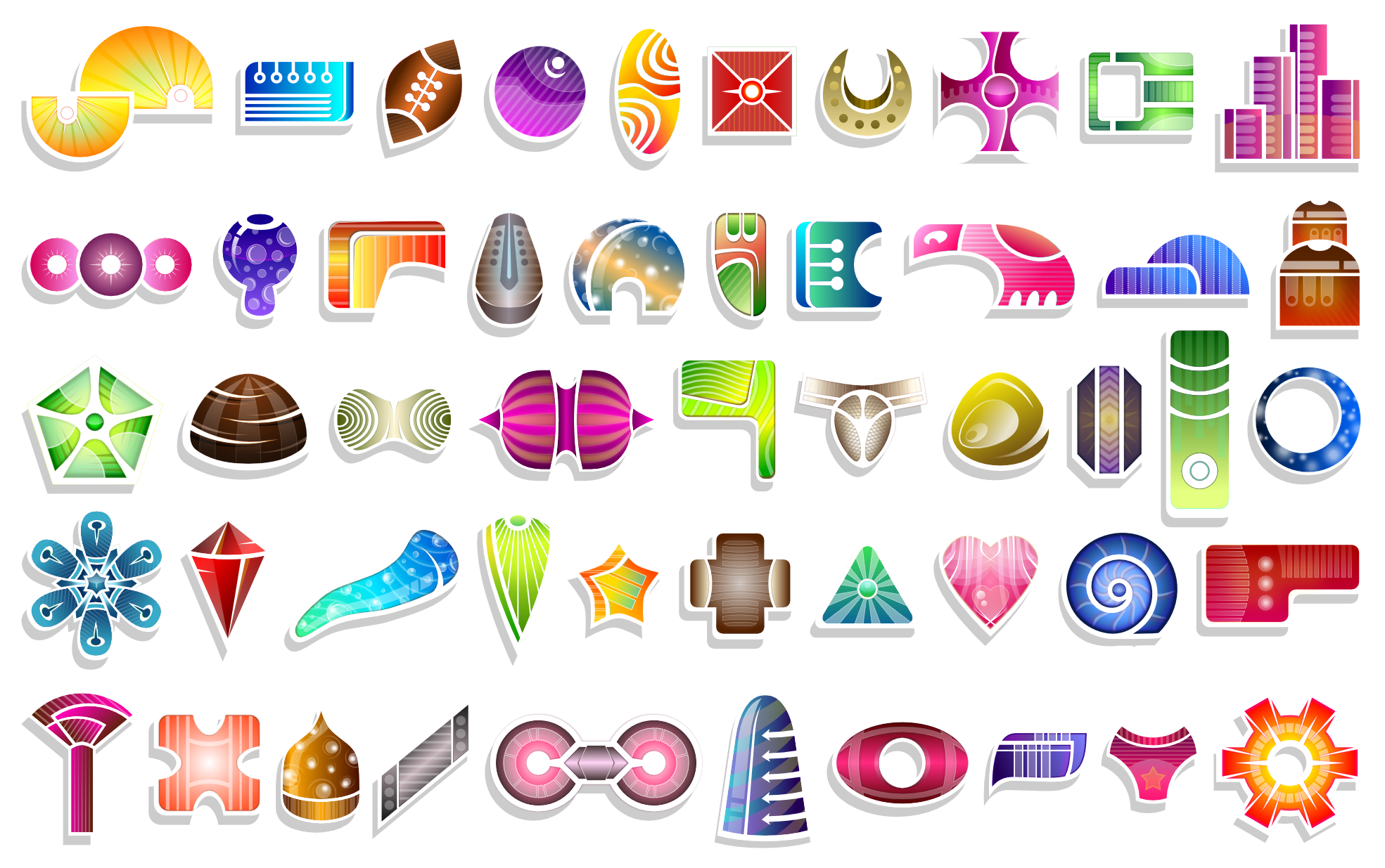 clipart shapes creative