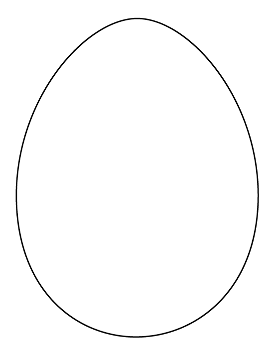 egg clipart template