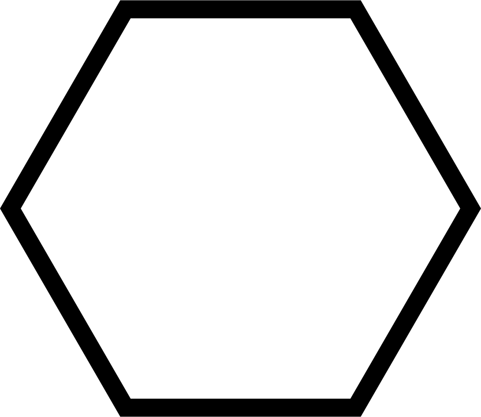 shapes clipart hexagon
