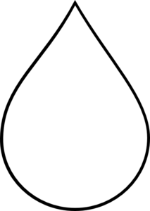 Clipart shapes water. Tear drop clip art