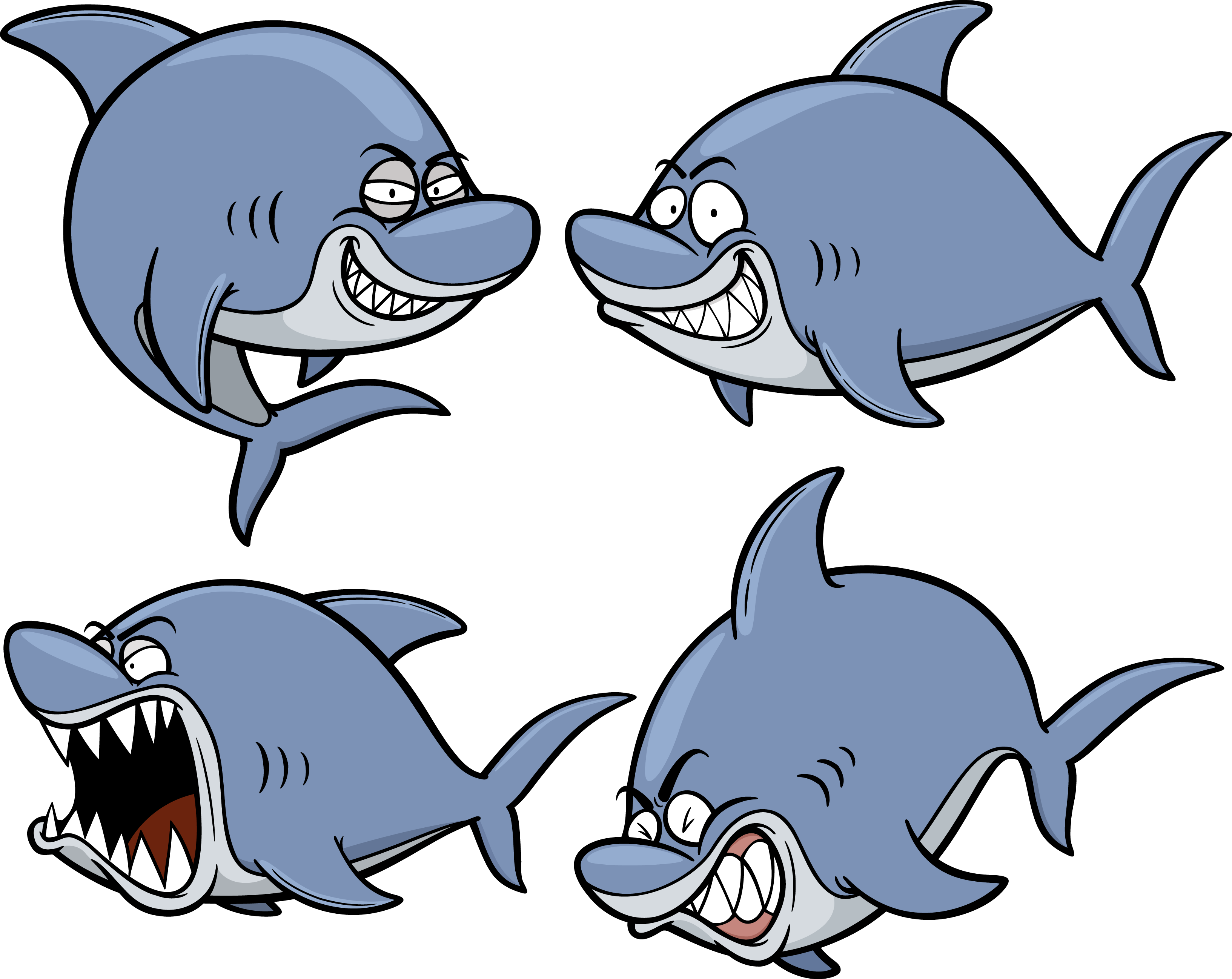 clipart shark animated