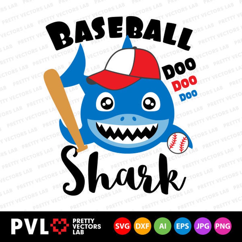 Clipart shark baseball, Clipart shark baseball Transparent FREE for ...