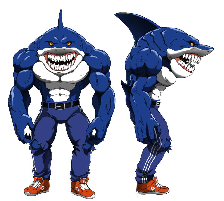 clipart shark character