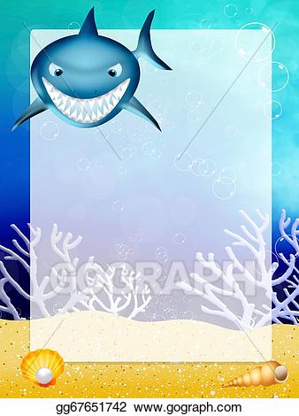 Clipart shark frame, Clipart shark frame Transparent FREE for download ...