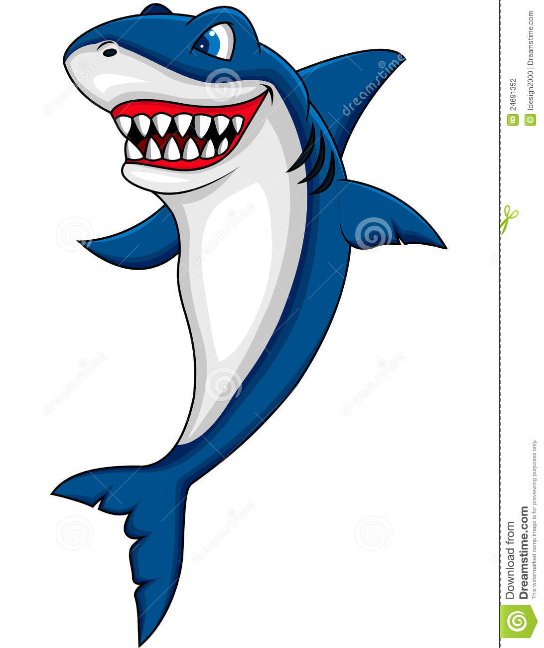 clipart shark friendly