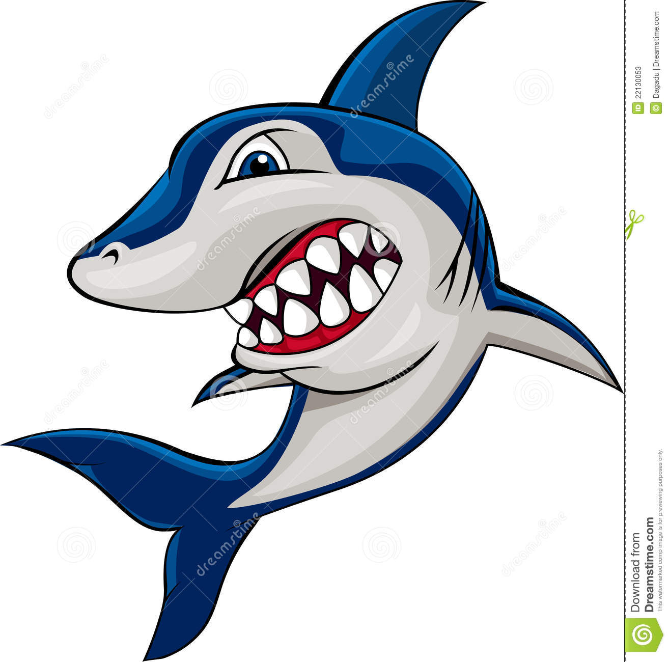 clipart shark jaw