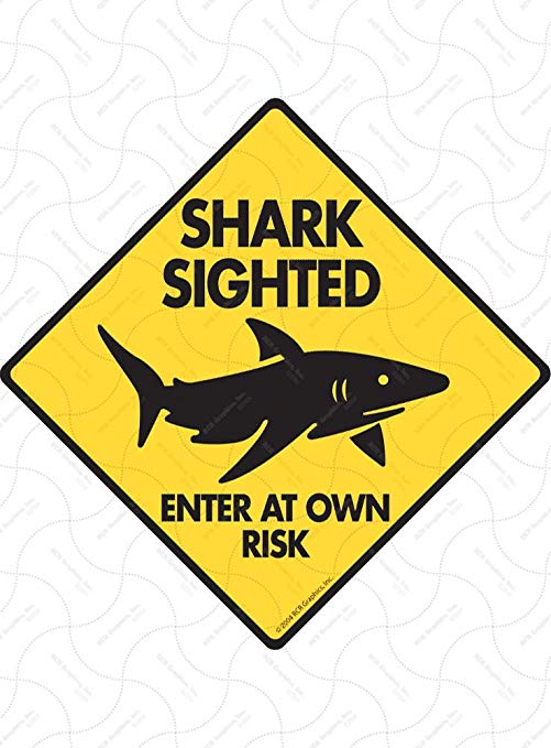 clipart shark sign