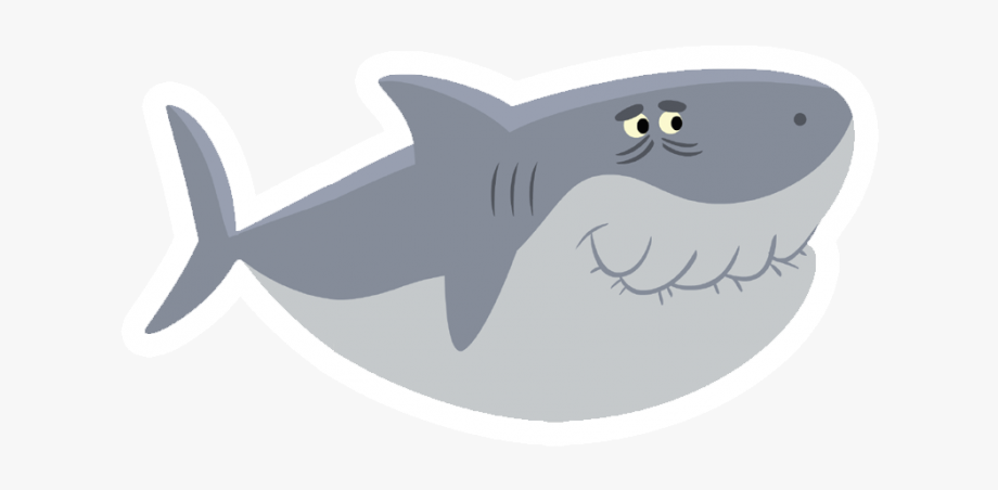 clipart shark simple