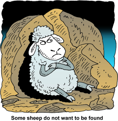 clipart sheep angry