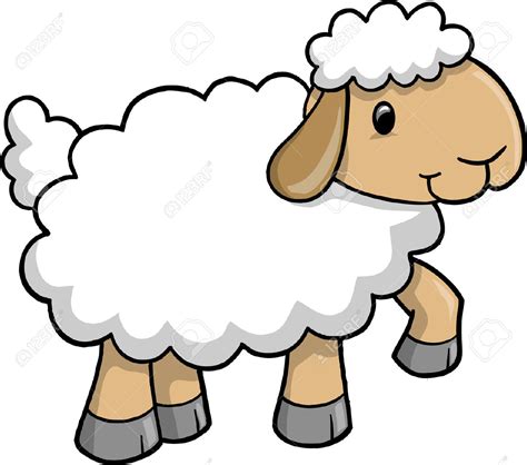clipart sheep colored sheep