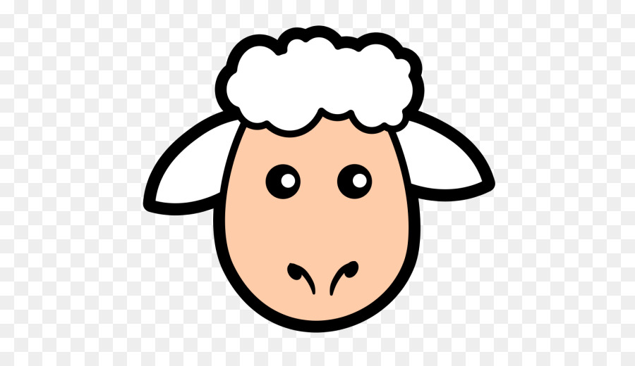 clipart sheep face