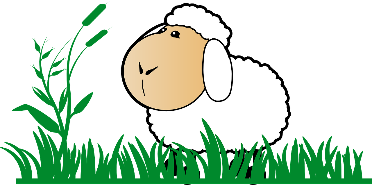 clipart sheep gone astray