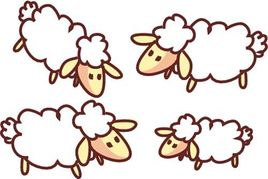 clipart sheep group sheep