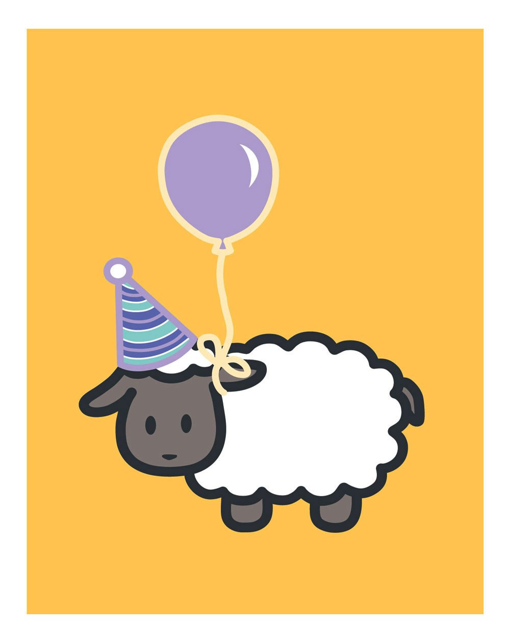 clipart sheep happy birthday