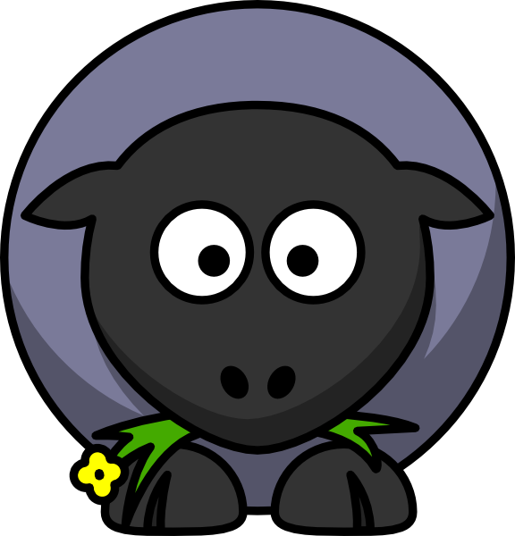 Blue clip art at. Clipart sheep logo