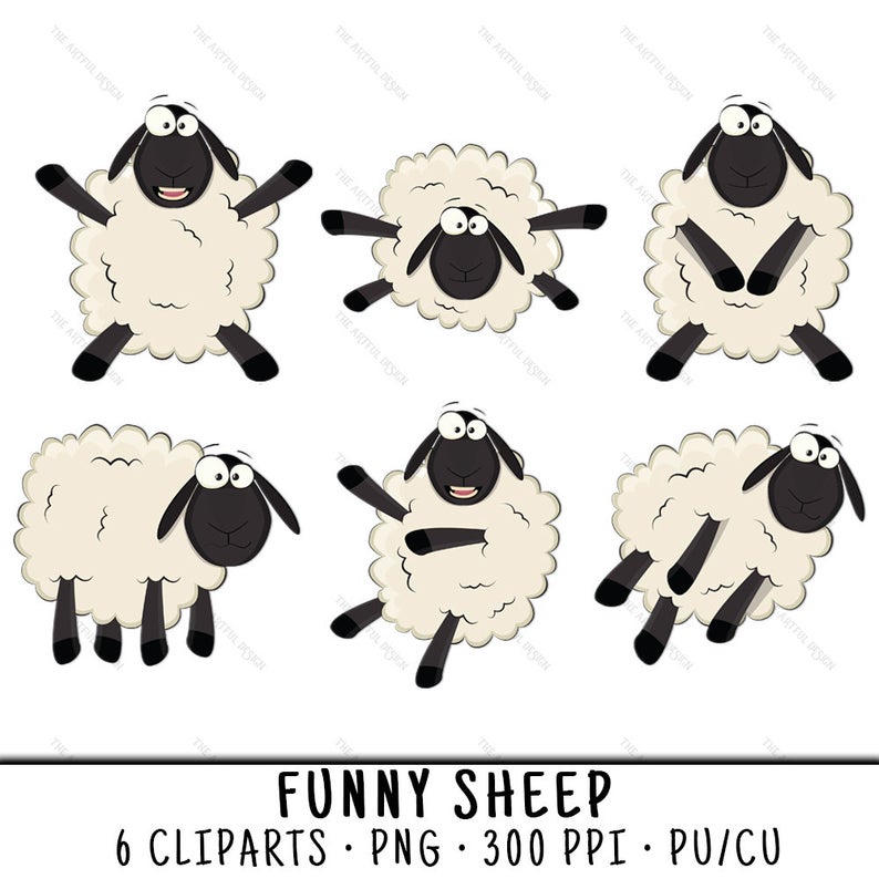 clipart sheep many sheep